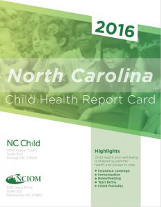 2016 North Carolina Child Health Report Card